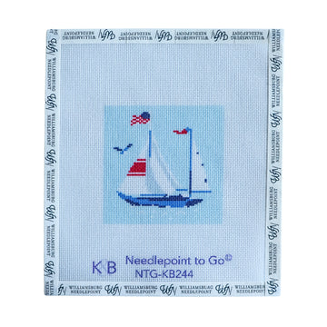 Regatta Coaster - Large Yacht - Printed Canvas