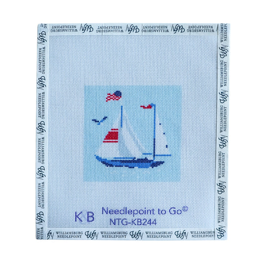 Regatta Coaster - Large Yacht - Printed Canvas