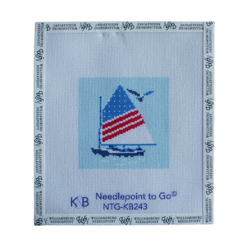 Regatta Coaster - US Flag - Printed Canvas