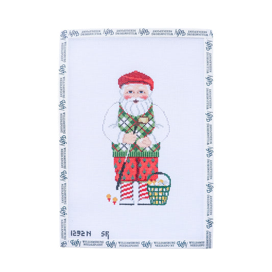 Santa Golfing