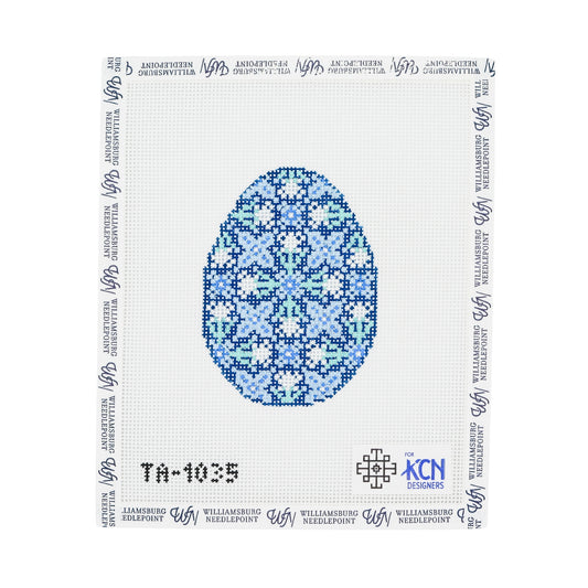 Millefleur Navy Egg
