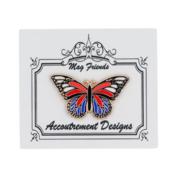 Red White & Blue Patriotic Butterfly Needleminder