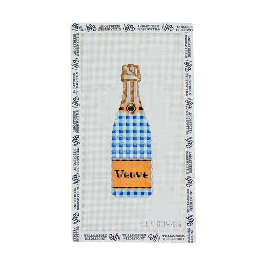 Blue Gingham Champagne