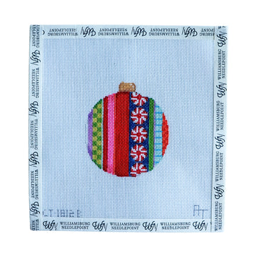 Merry Stripe II Ball Ornament