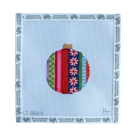 Merry Stripe II Ball Ornament