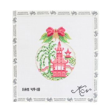 Pink Pagoda Kissing Ball