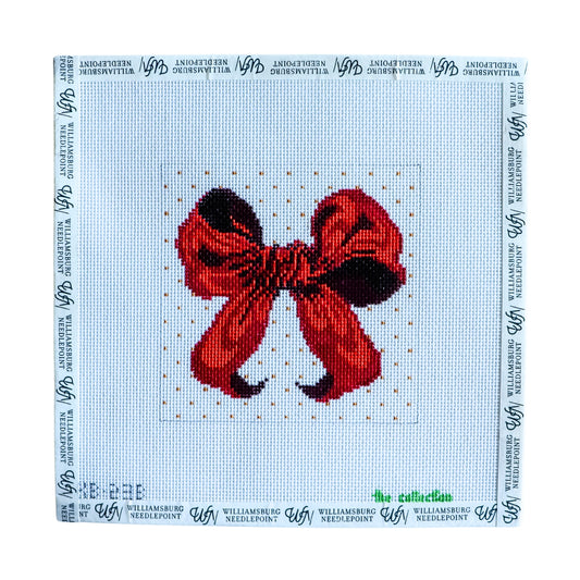 Small Red Bow Square