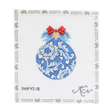 China Blue Floral Ball