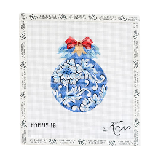 China Blue Floral Ball