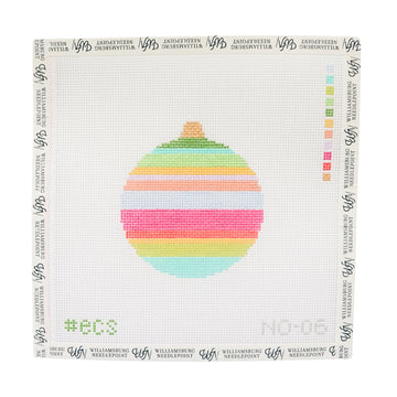 Striped Round Bauble