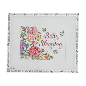 Baby Sleeping Floral