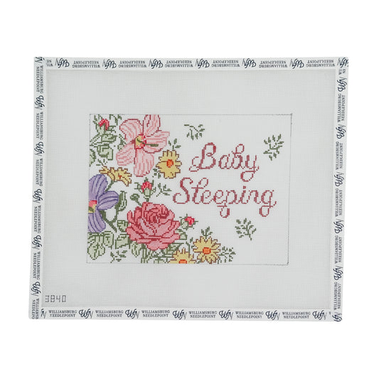 Baby Sleeping Floral