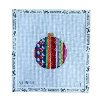 Merry Stripe I Ball Ornament