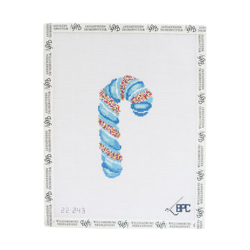 Sprinkle Candy Cane - Blue
