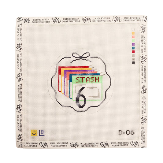 D-06 12 Days of Needlepoint Stash/Project Bags