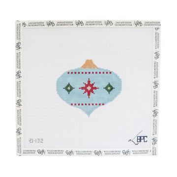 Retro Blue Ornamanet