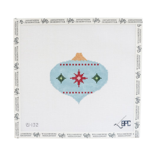 Retro Blue Ornamanet