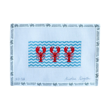 Lobster on Blue Squiggles Insert