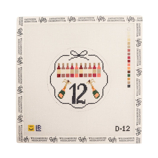 D-12 12 Days of Needlepoint Ways To Celebrate