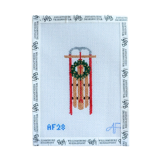 Sled With Wreath