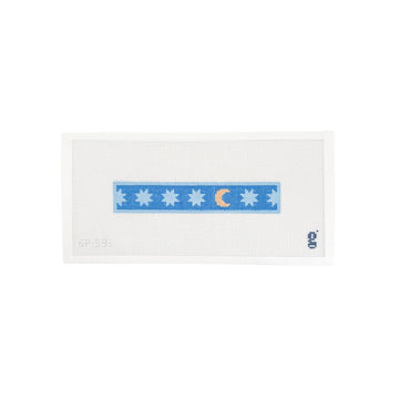 Moon & Stars Fob Blue