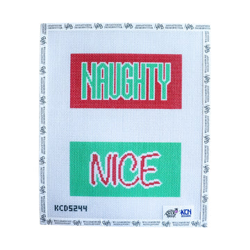 Naughty/Nice - Printed Canvas
