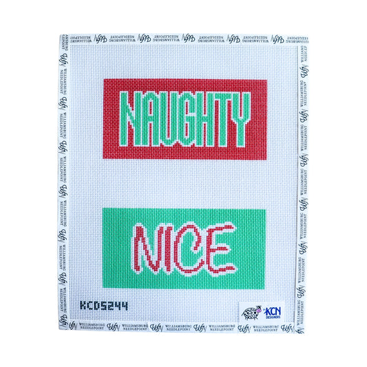 Naughty/Nice - Printed Canvas