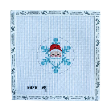 Snowflake Santa Face