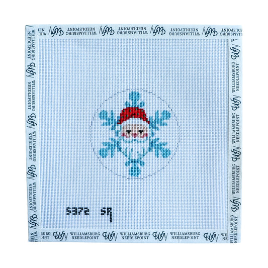 Snowflake Santa Face