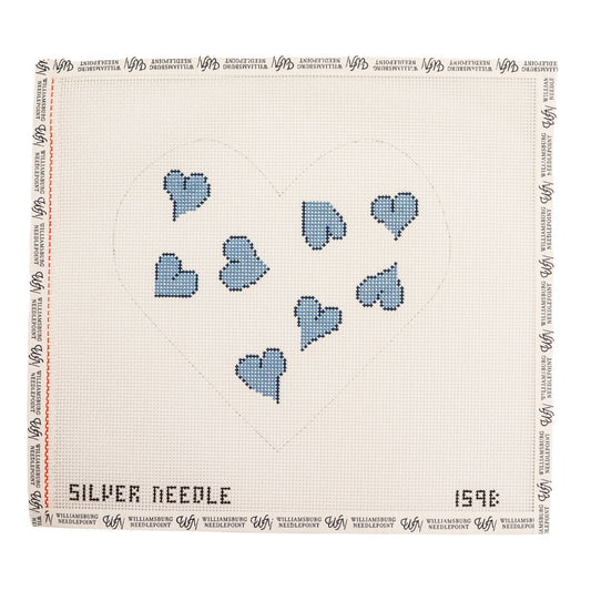Heart Pillow - Blue