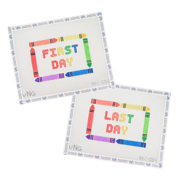 First Day Last Day Crayons