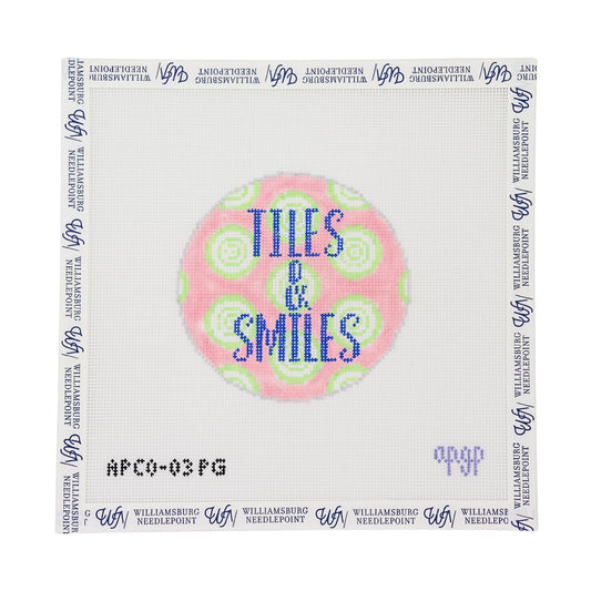 Tiles and Smiles Pink and Green