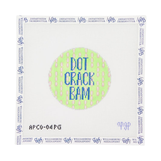 Dot Crack Bam Pink and Green
