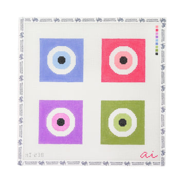 Evil Eye Coaster Set - Multi Color