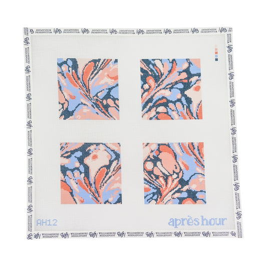 Palazzo Marbled Coasters - Poolside Spritz