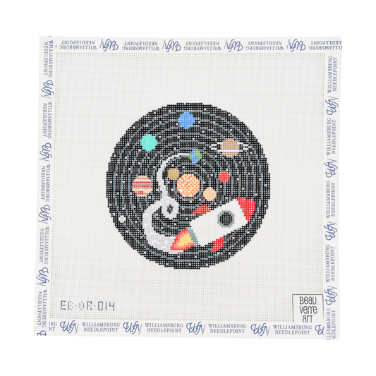 Solar System With Rocket