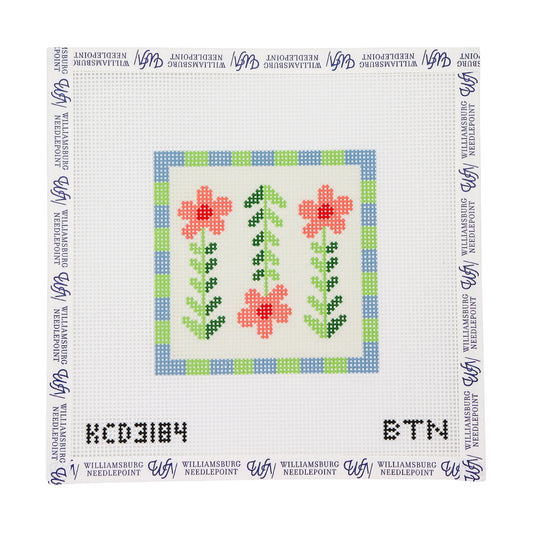 Folk Art Floral Square