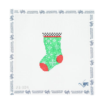 Micro Snowflake Stocking