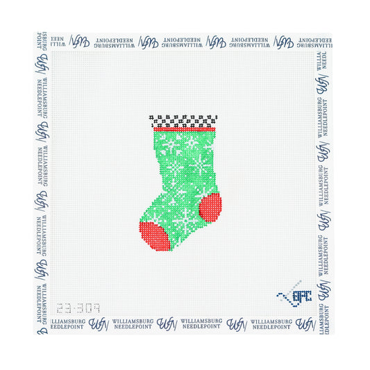 Micro Snowflake Stocking