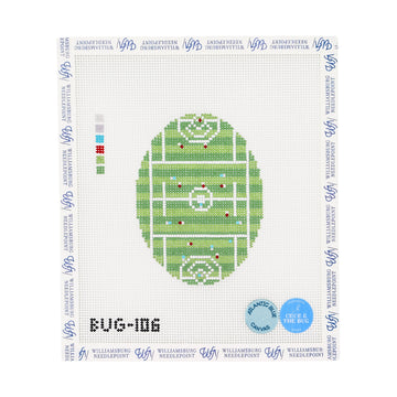 Lacrosse From Above Oval
