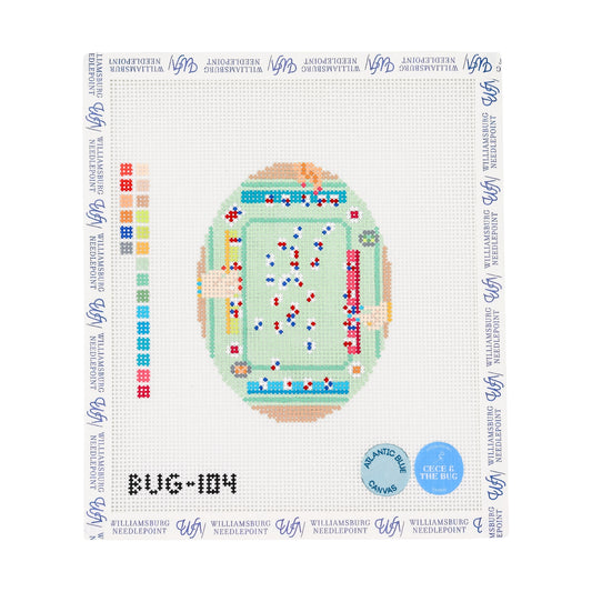 Mahjong From Above Oval