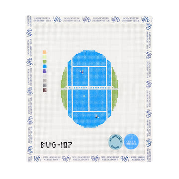 Tennis From Above Oval