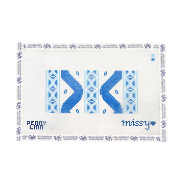 Ikat Sunglasses Case - Blue