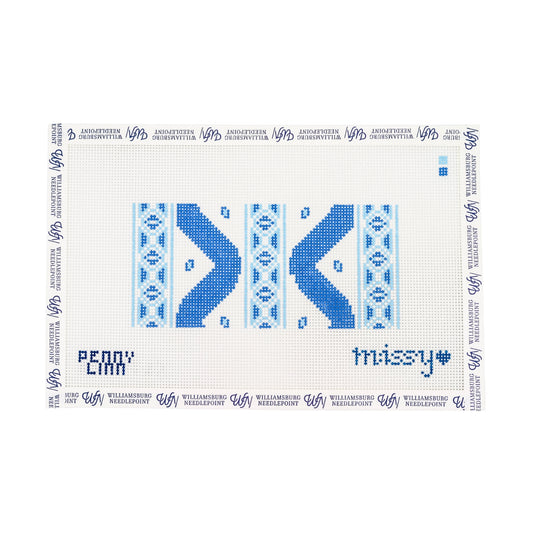 Ikat Sunglasses Case - Blue