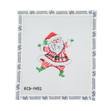 Retro Santa with Stripes