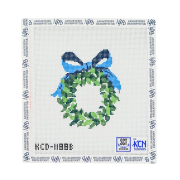 Monogramable Wreath - Blue