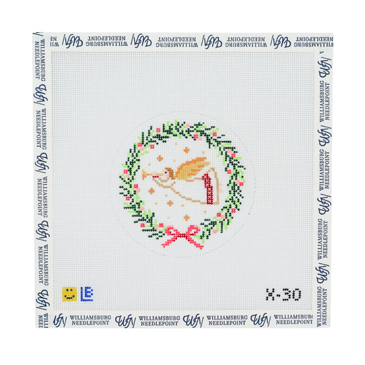 Angel With Horn Wreath