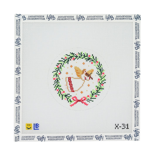 Angel With Violin Wreath