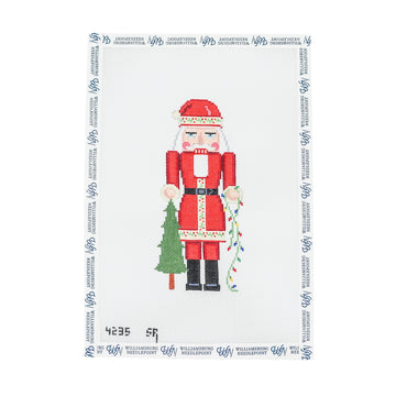 Nutcracker Santa With Tree
