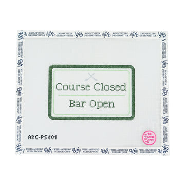 Course Closed, Bar Open